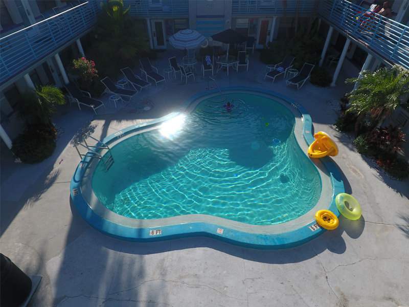 image of heated swimming pool